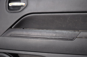 Обшивка двери карточка передняя правая Jeep Patriot 11-17 черная, затерта