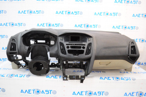 Торпедо передняя панель без AIRBAG Ford Focus mk3 15-18 рест