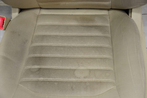 Водительское сидение Ford Fusion mk5 13-16 без airbag, электро, тряпка беж,под химчистку