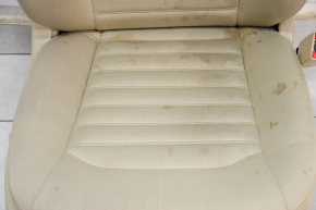 Пассажирское сидение Ford Fusion mk5 13-16 без airbag, электро, тряпка беж, под химчистку