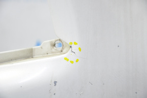 Бампер передний голый Infiniti JX35 QX60 13-15 дорест под парктроник, белый, надрывы