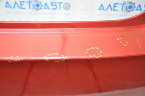 Бампер задний голый Toyota Prius 20 04-09 красный слом креп, надломы, тычки