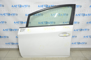 Дверь голая передняя левая Toyota Prius 30 10-15 белый 040, тычки