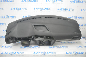 Торпедо передня панель без AIRBAG VW Tiguan 18-чорна, подряпана