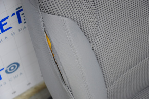 Водійське сидіння Hyundai Sonata 11-15 без airbag, механіч, ганчірка сіре, під хімч, надрив