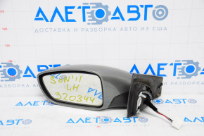 Зеркало боковое левое Hyundai Sonata 11-15 5 пинов, графит
