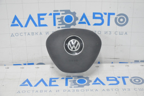 Подушка безопасности airbag в руль водительская VW Tiguan 18- черная, царапина, ржавый пиропатрон