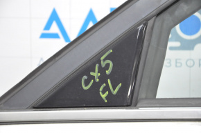 Треугольник двери передней левой Mazda CX-5 17- глянец