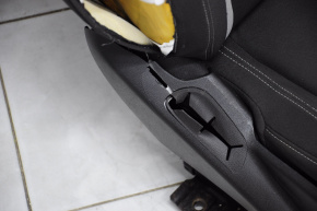 Пассажирское сидение Chevrolet Camaro 16- без airbag элект тряпка черн-сер слом накла стрельн