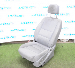 Сидіння водія Chevrolet Impala 14-20 без airbag, ганчірка, сірка, електро, під чистку