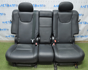 Задній ряд сидінь 2 ряд Lexus RX350 10-15 з airbag шкіра чорна, тичка на правій стороні