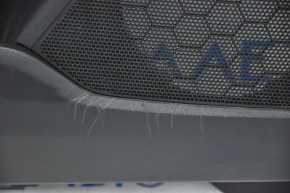 Обшивка дверей картка перед лев Mazda CX-5 17- шкіра, чорна з беж вставкою, подряпана