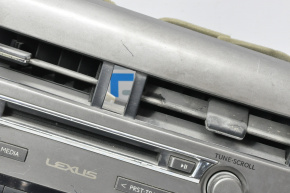 Радио, Магнитофон, Управление климатом, Панель в сборе Lexus RX350 RX450h 10-15 тип 3, царапины