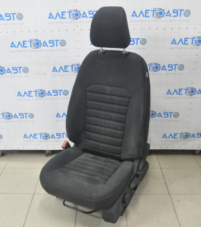 Водійське сидіння Ford Fusion mk5 17- без airbag, механіч, ганчірка чорн