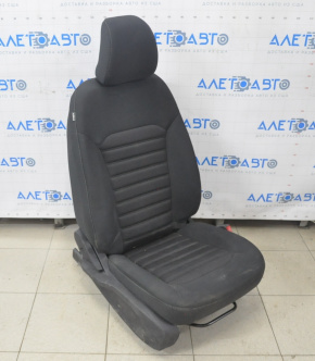 Пасажирське сидіння Ford Fusion mk5 17- без airbag, механіч, ганчірка чорн