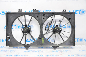 Диффузор кожух радиатора голый Lexus ES350 13-18 с моторчиками