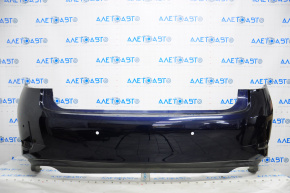 Бампер задний голый Lexus ES350 13-15 под парктроники, синий, слом креп