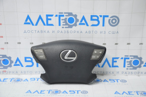 Подушка безпеки airbag в кермо водійська Lexus LS460 LS600h 07-12 черн протерта