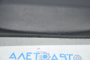 Накладка центральної стійки нижня ліва Lexus LS460 LS600h 07-12 шкіра чорна, під перетяжку