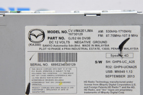 Радио магнитфон монитор проигрыватель Mazda 6 13-15 usa