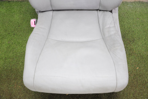 Сидіння водія Toyota Highlander 08-13 з airbag, шкіра сіра, полізла шкіра