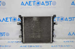 Радиатор охлаждения дополнительный левый Audi Q7 4L 10-15 примяты соты