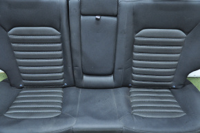 Задний ряд сидений 2 ряд Ford Fusion mk5 13-16 тряпка черн, белая строч