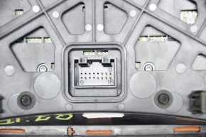 Управление мультимедиа Audi Q7 4L 10-15 с накладкой, вздут хром
