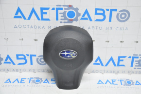 Подушка безопасности airbag в руль водительская Subaru Forester 14-18 SJ вмятина на эмблеме
