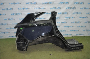 Четверть крыло задняя правая Acura MDX 14-20 черная, тычки