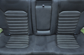 Задний ряд сидений 2 ряд Ford Fusion mk5 13-16 тряпка черн, белая строч,выгорели