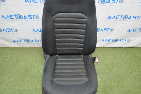 Пасажирське сидіння Ford Fusion mk5 13-16 без airbag, механіч, ганчірка чорний білий рядок