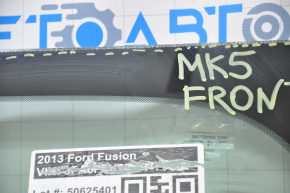 Лобовое стекло Ford Fusion mk5 13-20 без датчика дождя, воздух по кромке, песок