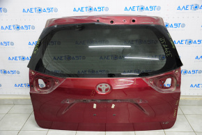 Дверь багажника голая Toyota Sienna 11-20 под камеру, красный 3Q3, тычка