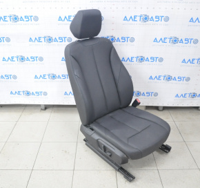 Пассажирское сидение BMW 3 F30 12-18 с airbag, электро, кожа черн