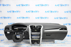 Торпедо передняя панель с AIRBAG Ford Fusion mk5 13-20 с накладкой и бардачком