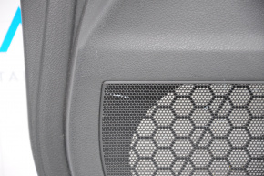 Обшивка двери карточка передняя правая Lexus RX350 RX450h 10-15 черн, царапина