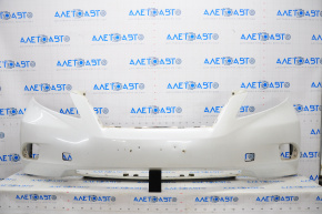 Бампер передній голий Lexus RX450h 10-12 дорест, білий, тріщина в кріп, просвердлений