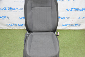 Пасажирське сидіння VW Beetle 12- без airbag, механіч, ганчірка чорн з сірою вставкою