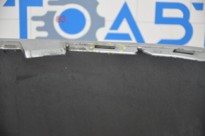 Бампер задний голый Subaru Legacy 15-17 дорест, серебро, надломаны крепления