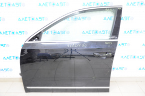 Дверь голая передняя левая VW Passat b8 16-19 USA черный L041, тычки