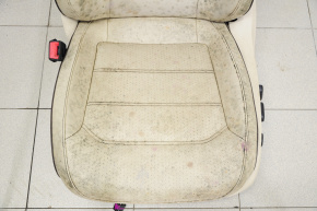 Водительское сидение VW Passat b8 16-19 USA с airbag, электро, кожа беж черн строчка, под чистку