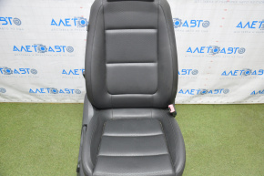 Пассажирское сидение VW Tiguan 09-17 без airbag, электро+ мех, кожа черн