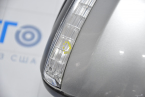 Дзеркало бічне VW Tiguan 09-17 6 пінів, поворотник, підігрів, срібло, тріщина в поворотнику