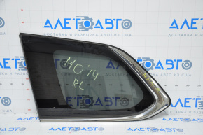 Форточка глухое стекло задняя левая Mitsubishi Outlander 14-21 бензин, хром