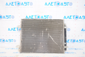 Радиатор кондиционера конденсер VW Passat b8 16-19 USA 1.8T, 3.6T дефект сот, замят