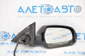 Зеркало боковое правое Audi A4 B8 08-16 12 пинов, память, поворотник, чёрное