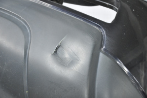 Бампер задний голый Mitsubishi Outlander 14-15 дорес черный, примят, надрыв, крашенный