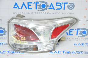 Фонарь внешний крыло правый Mitsubishi Outlander 14-15 usa дорест, трещины в стекле,царапина