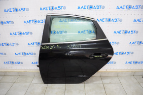 Дверь в сборе задняя левая Hyundai Sonata 20- черный S3B